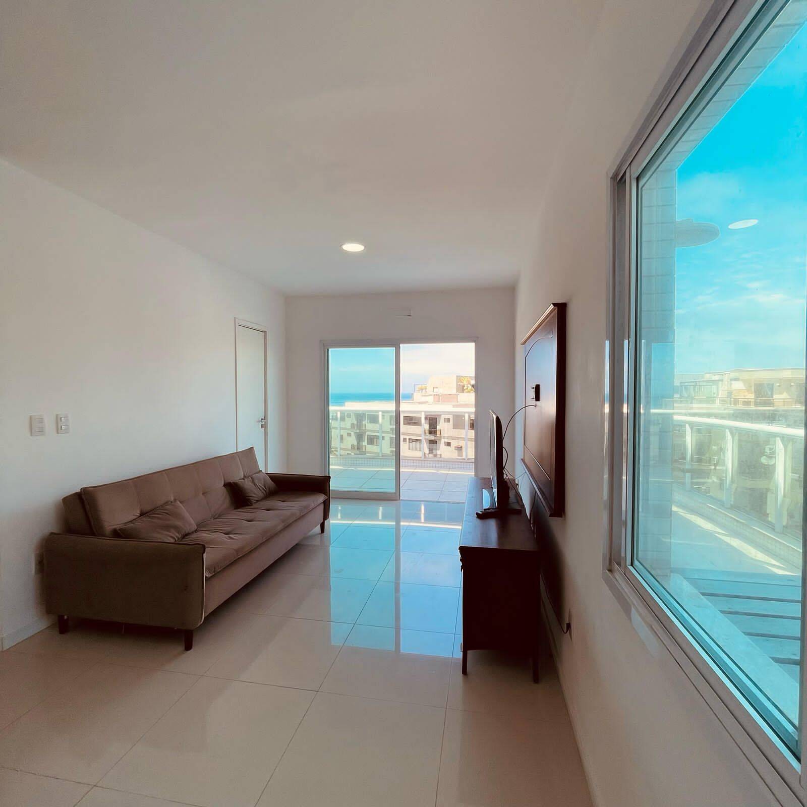Cobertura para locação vista mar com 03 quartos, Vila Nova em Cabo Frio,RJ