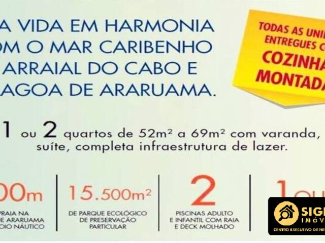 #026 - Apartamento para Venda em Arraial do Cabo - RJ - 2