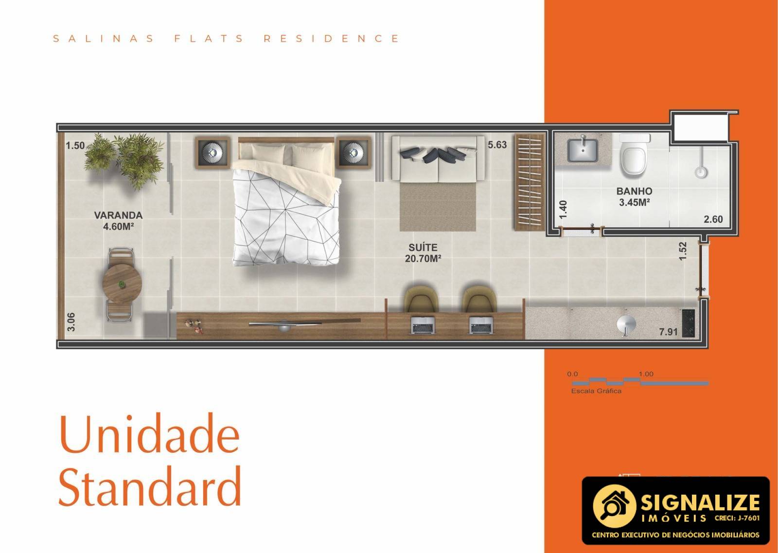 Flat/Apart Hotel, 2 quartos, 31 m² - Foto 15