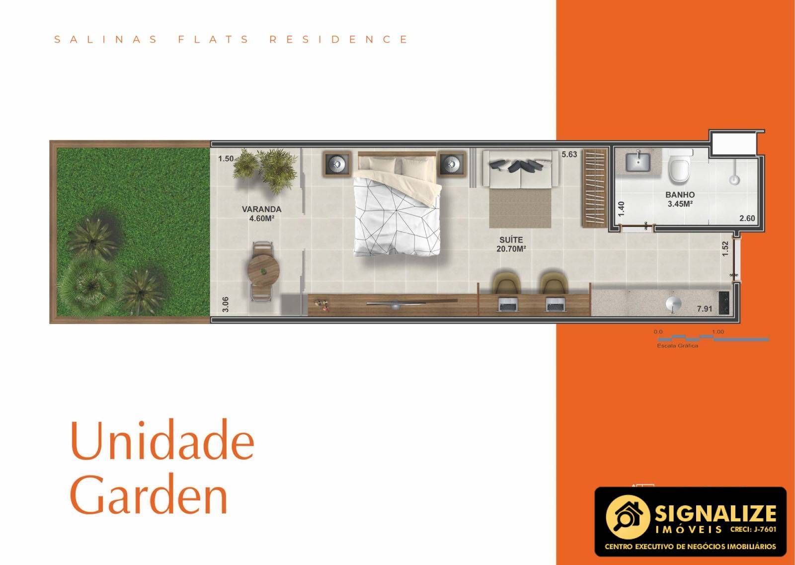 Flat/Apart Hotel, 2 quartos, 31 m² - Foto 21